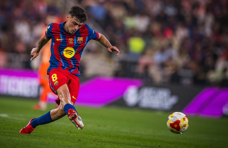 Pedri, en el juego del 7 de enero de 2025. Pedri, en el juego del 7 de enero de 2025.