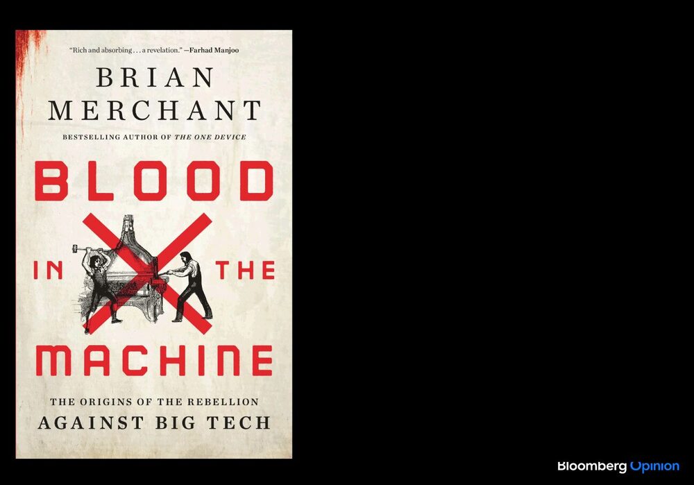 Portada de Blood in the machine Portada de Blood in the machine