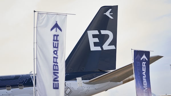 Embraer larga na frente da Airbus por pedido de 20 jatos da Japan Airlines, dizem fontes Embraer larga na frente da Airbus por pedido de 20 jatos da Japan Airlines, dizem fontes