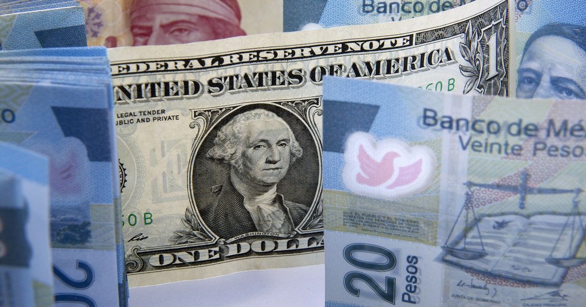 Peso mexicano recupera terreno en 2026 con apreciación de 5,54%