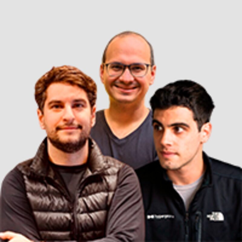 Felipe Lamounier, Daniel Silva e Felipe Meneses (da esq. para a dir.) Felipe Lamounier, Daniel Silva e Felipe Meneses (da esq. para a dir.)