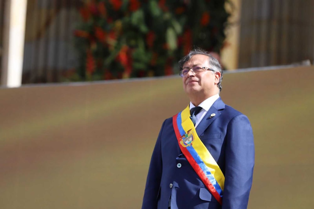 Gustavo Petro, presidente de Colombia, el día de su posesión presidencial. Gustavo Petro, presidente de Colombia, el día de su posesión presidencial.