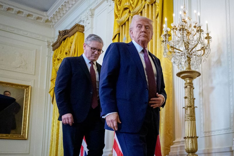 Starmer y Trump, Starmer y Trump,