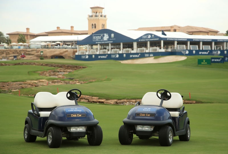 Carros de golfe da Club Car. Carros de golfe da Club Car.