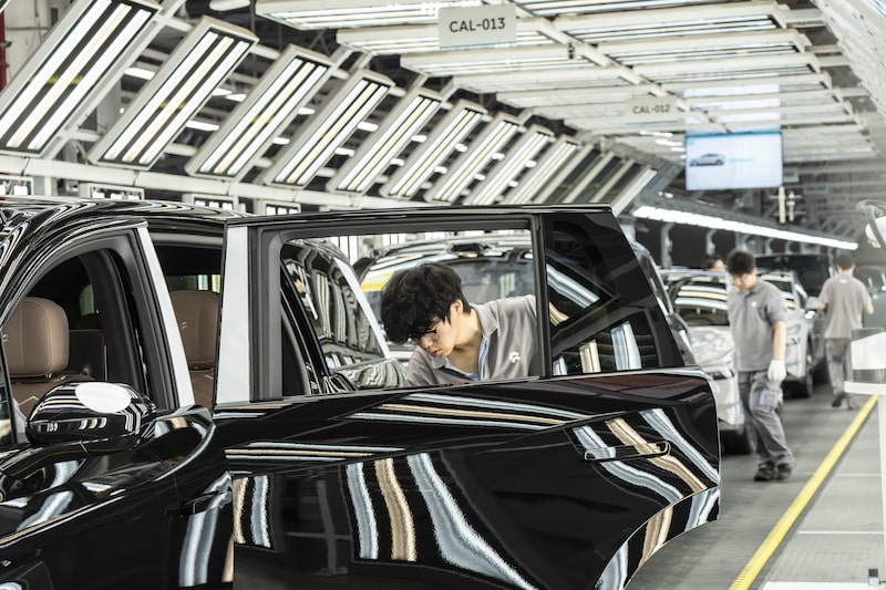 A view of the production line at the Nio (Anhui) Co., Ltd in Hefei, Anhui Province, China, on Tuesday May19, 2026. A view of the production line at the Nio (Anhui) Co., Ltd in Hefei, Anhui Province, China, on Tuesday May19, 2026.