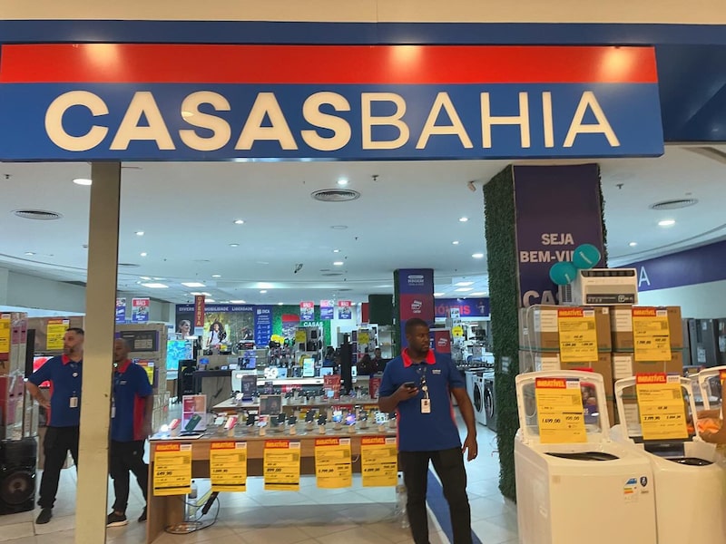 Casas Bahia, no Shopping Norte Shopping, zona norte do Rio de Janeiro Casas Bahia, no Shopping Norte Shopping, zona norte do Rio de Janeiro