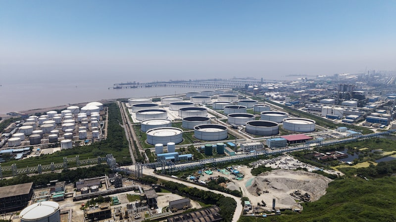 Oil Storage Depot in China Oil Storage Depot in China