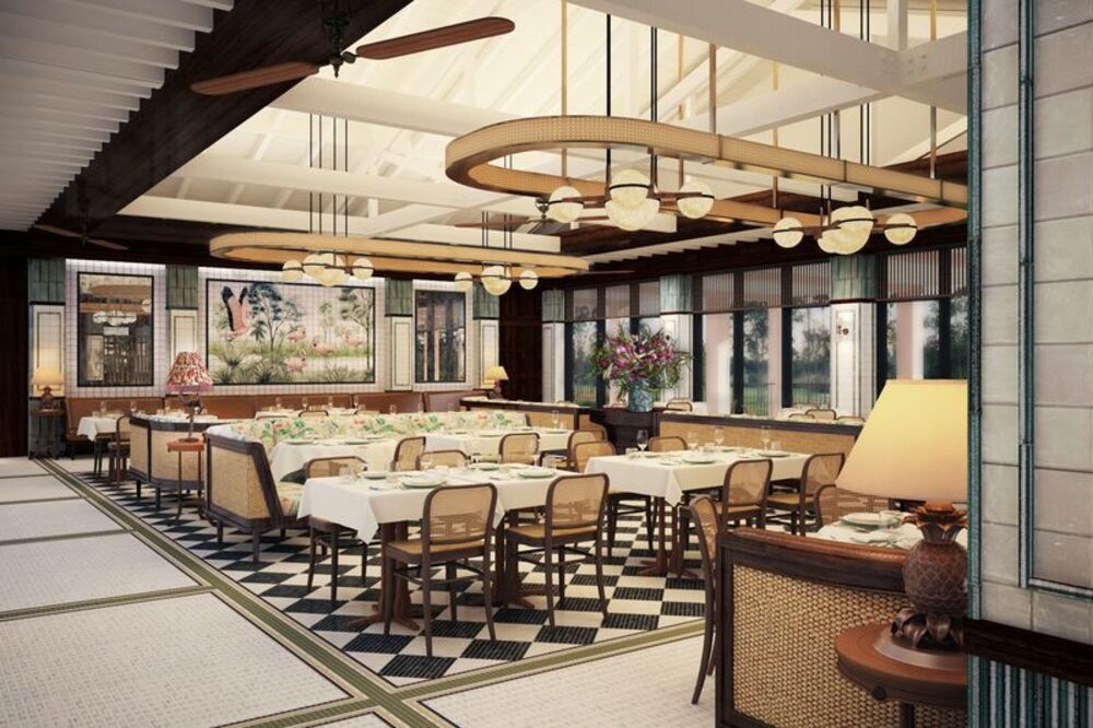 Una representación del Flamingo Grill, el restaurante recién inaugurado de Major Food Group en el nuevo Boca Ratón. Fuente: The Boca Raton
Una representación del Flamingo Grill, el restaurante recién inaugurado de Major Food Group en el nuevo Boca Ratón. Fuente: The Boca Raton