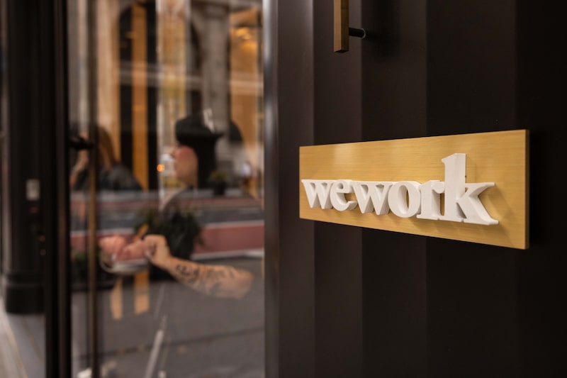 Una oficina de WeWork Una oficina de WeWork