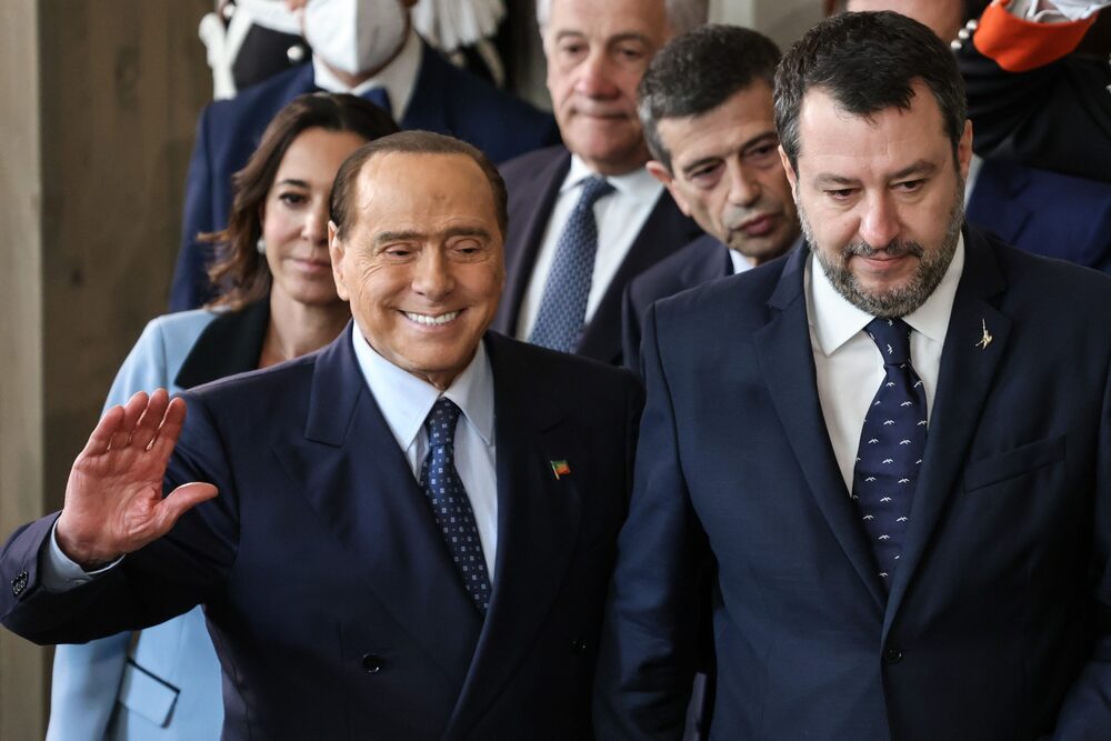 Silvio Berlusconi y Matteo Salvini Silvio Berlusconi y Matteo Salvini