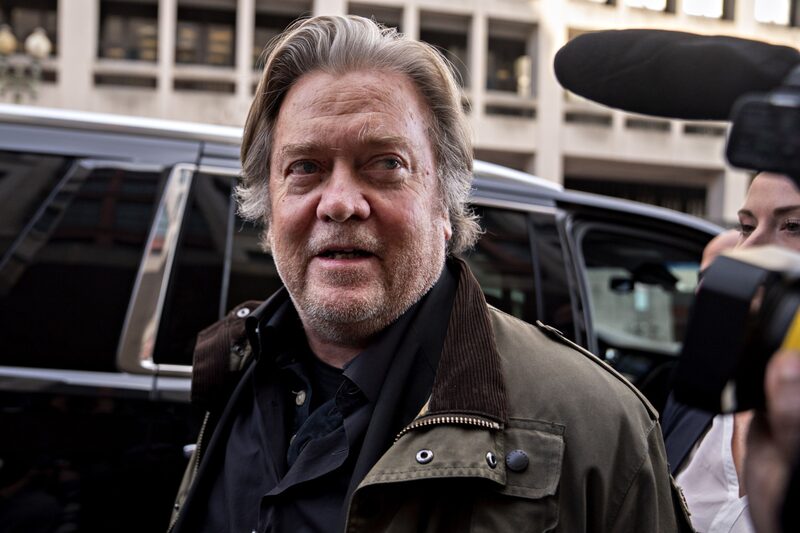 El exasesor de Trump, Steve Bannon El exasesor de Trump, Steve Bannon