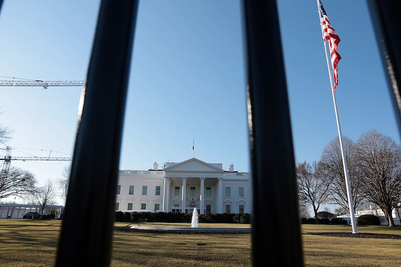 La Casa Blanca en Washington, D.C., el 28 de febrero. Foto: Anna Moneymaker/Getty Images La Casa Blanca en Washington, D.C., el 28 de febrero. Foto: Anna Moneymaker/Getty Images