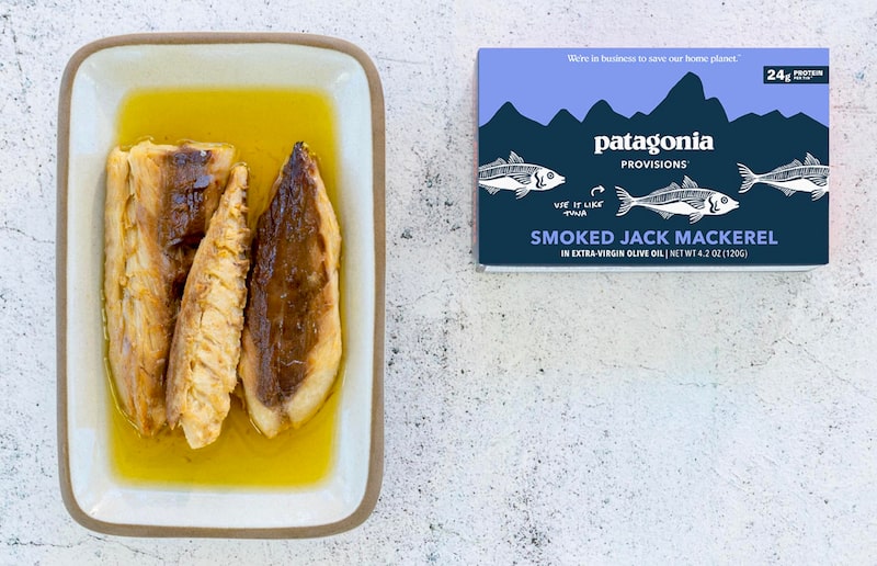 Jurel ahumado de Patagonia Provisions. Foto: Amy Kumler y Patagonia Provisions. Jurel ahumado de Patagonia Provisions. Foto: Amy Kumler y Patagonia Provisions.