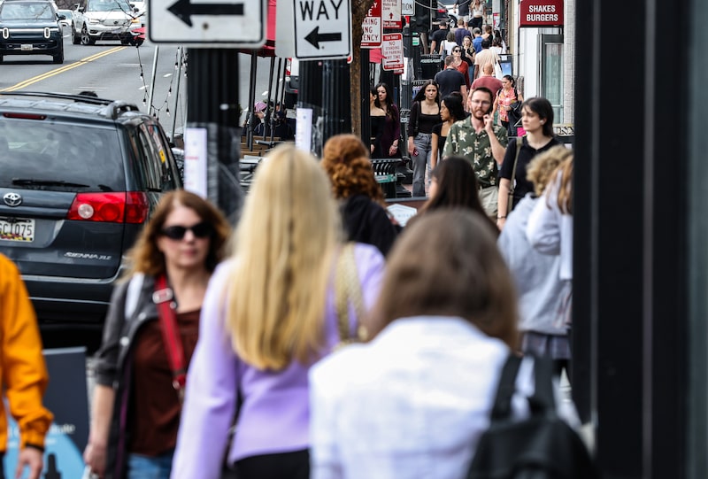 Pedestrians in Washington, DC, US, on Wednesday, March 11, 2026. The Bureau of Economic Analysis is scheduled to release gross domestic product (GDP) figures on March 13. Photographer: Valerie Plesch/Bloomberg via Getty Images Pedestrians in Washington, DC, US, on Wednesday, March 11, 2026. The Bureau of Economic Analysis is scheduled to release gross domestic product (GDP) figures on March 13. Photographer: Valerie Plesch/Bloomberg via Getty Images