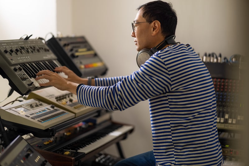 Yuri Suzuki in this home studio in Margate, U.K., on Aug. 11. Yuri Suzuki in this home studio in Margate, U.K., on Aug. 11.