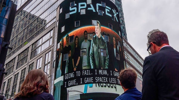 El rechazo a Musk llega a Wall Street: inversores buscan excluir a SpaceX de sus carteras El rechazo a Musk llega a Wall Street: inversores buscan excluir a SpaceX de sus carteras