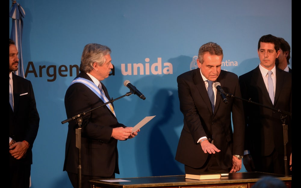 Alberto Fernández y Agustín Rossi Alberto Fernández y Agustín Rossi