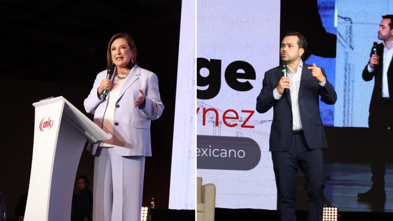 Xóchitl Gálvez y Jorge Álvarez Máynez Xóchitl Gálvez y Jorge Álvarez Máynez