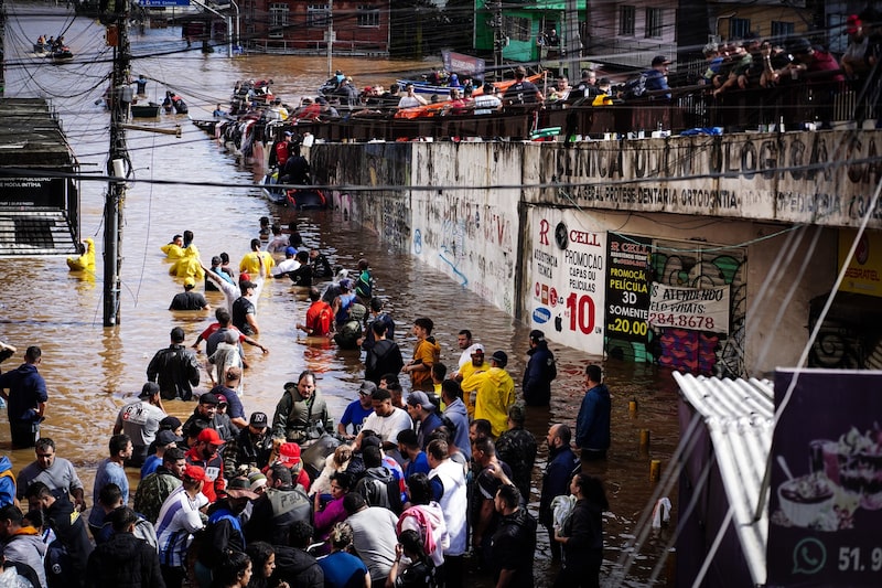 Inundaciones en Brasil desplazan a 600.000 personas: la última migración climática masiva del mundo Inundaciones en Brasil desplazan a 600.000 personas: la última migración climática masiva del mundo