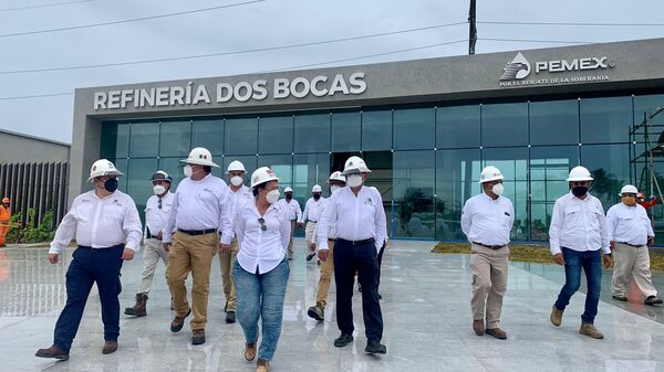 Refinería Dos Bocas reporta a Hacienda un avance de obra de 0,39% a mitad de sexenio Refinería Dos Bocas reporta a Hacienda un avance de obra de 0,39% a mitad de sexenio