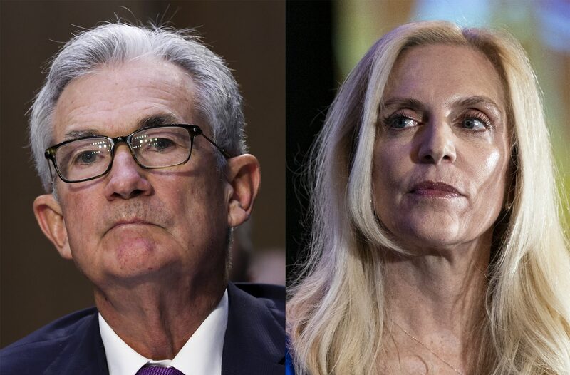 Jerome Powell, izquierda, y Lael Brainard. Fuente: Bloomberg Jerome Powell, izquierda, y Lael Brainard. Fuente: Bloomberg