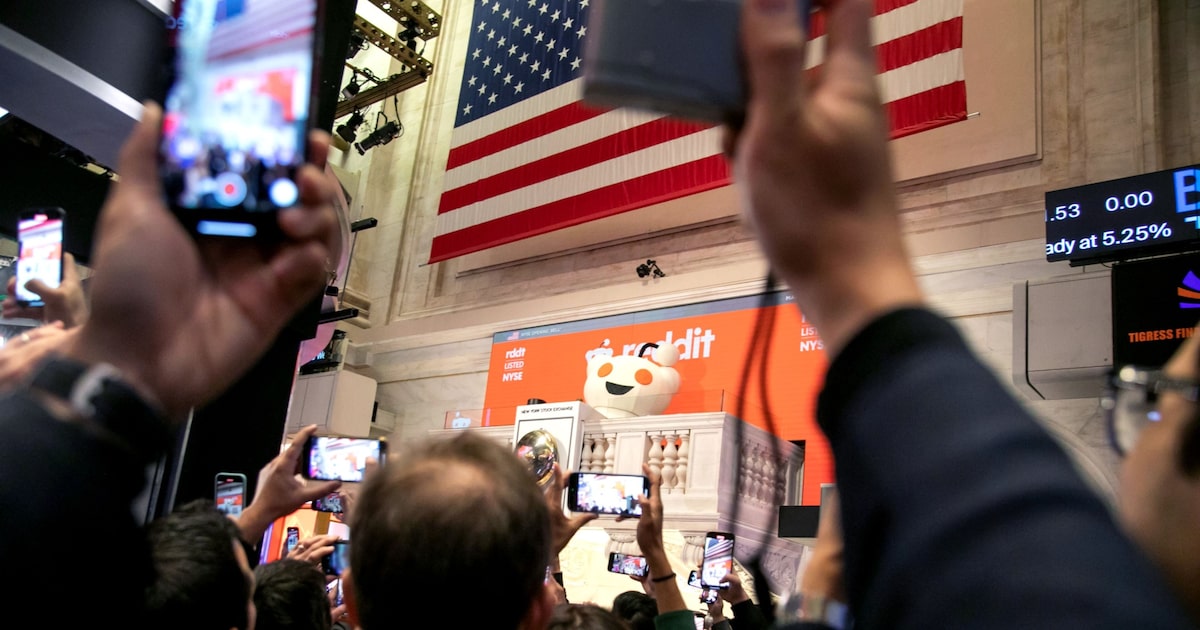 Reddit sube 14% tras entrar al S&P 500