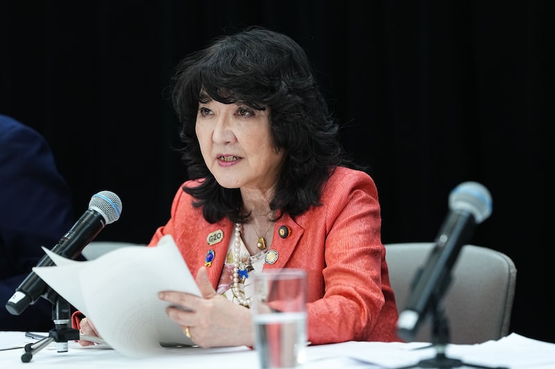La ministra de Finanzas, Satsuki Katayama. Fotógrafo: Aaron Schwartz/Bloomberg. La ministra de Finanzas, Satsuki Katayama. Fotógrafo: Aaron Schwartz/Bloomberg.