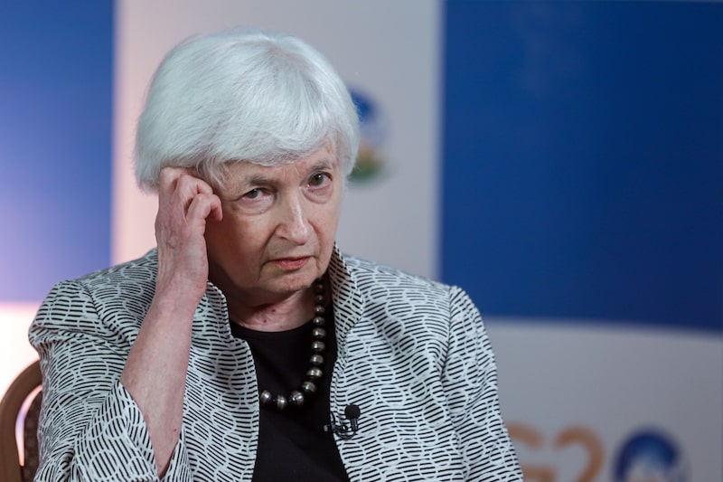 Janet Yellen, la secretaria del Tesoro de EE.UU. Janet Yellen, la secretaria del Tesoro de EE.UU.