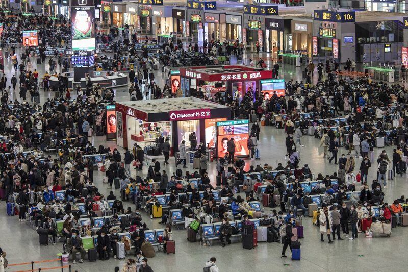 Estación de trenes Hongqiao en Shanghái, China Estación de trenes Hongqiao en Shanghái, China