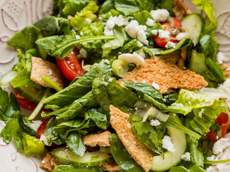 Una ensalada griega Una ensalada griega