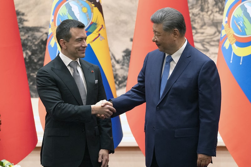 President of Ecuador Daniel Noboa Visits Beijing President of Ecuador Daniel Noboa Visits Beijing