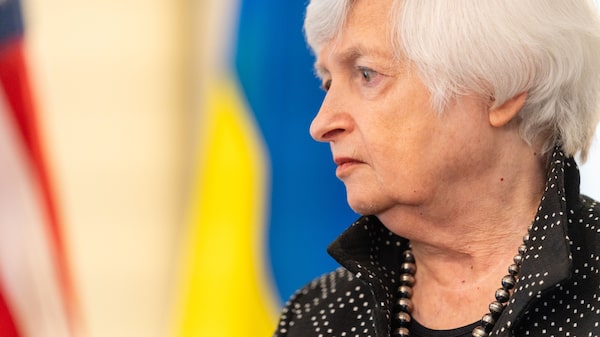 Janet Yellen apunta a las finanzas de narcotraficantes de fentanilo en su visita a México Janet Yellen apunta a las finanzas de narcotraficantes de fentanilo en su visita a México