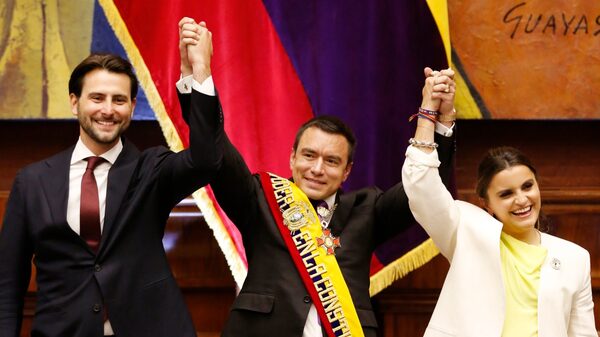 Discurso completo del presidente Daniel Noboa tras su posesión en Ecuador Discurso completo del presidente Daniel Noboa tras su posesión en Ecuador