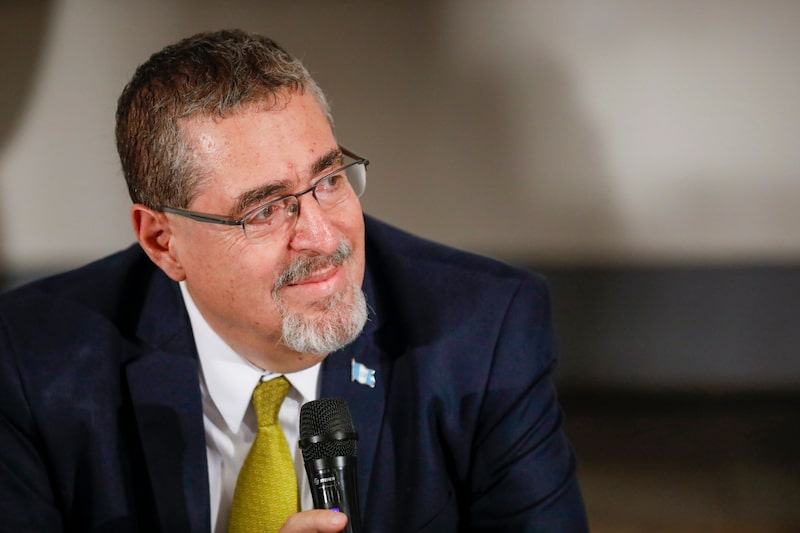 Bernardo Arévalo de León, presidente electo de Guatemala, durante una rueda de prensa tras la segunda vuelta de las elecciones en Ciudad de Guatemala, el domingo 20 de agosto de 2023. Bernardo Arévalo de León, presidente electo de Guatemala, durante una rueda de prensa tras la segunda vuelta de las elecciones en Ciudad de Guatemala, el domingo 20 de agosto de 2023.