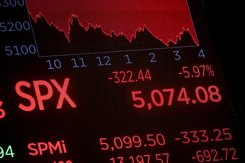 Trump Tariffs Drive US Tech Shares To Brink Of Bear Market Trump Tariffs Drive US Tech Shares To Brink Of Bear Market