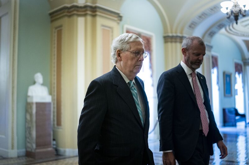 El líder republicano en el Senado Mitch McConnell. El líder republicano en el Senado Mitch McConnell.