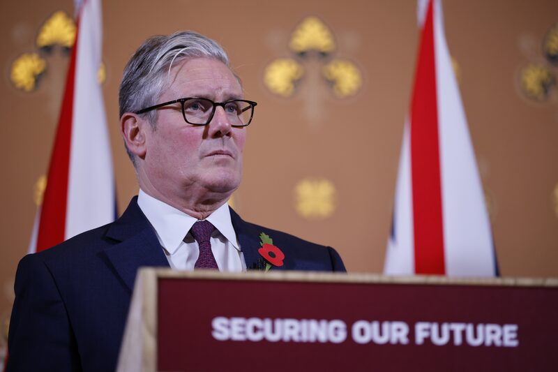 El primer ministro Keir Starmer. El primer ministro Keir Starmer.