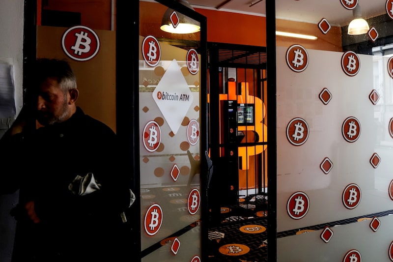 A cryptocurrency automated teller machine (ATM) kiosk in Antwerp, Belgium. A cryptocurrency automated teller machine (ATM) kiosk in Antwerp, Belgium.