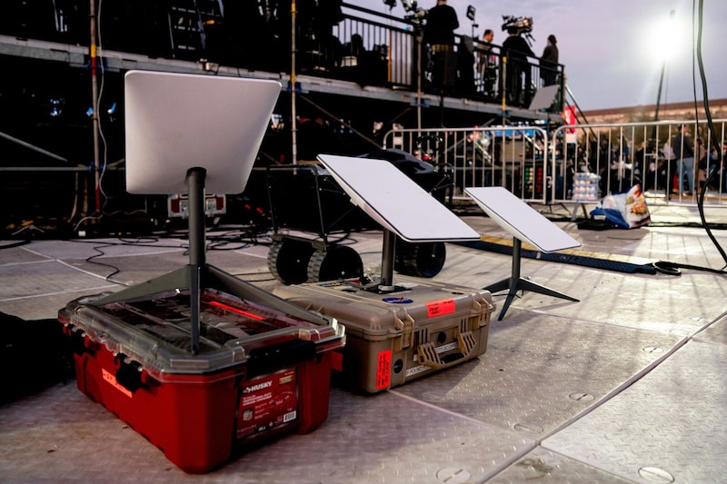 Terminales Starlink. Foto: Al Drago/Bloomberg. Terminales Starlink. Foto: Al Drago/Bloomberg.