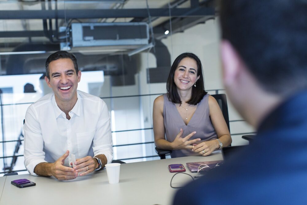 David Velez, y Cristina Junqueira, cofundadores de Nubank. (Rodrigo Capote/Bloomberg) David Velez, y Cristina Junqueira, cofundadores de Nubank. (Rodrigo Capote/Bloomberg)