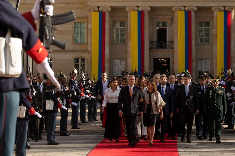 El presidente Iván Duque durante la instalación del Congreso. El presidente Iván Duque durante la instalación del Congreso.