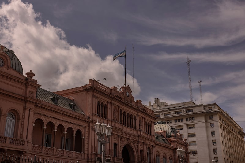 La Casa Rosada en Buenos Aires. La Casa Rosada en Buenos Aires.