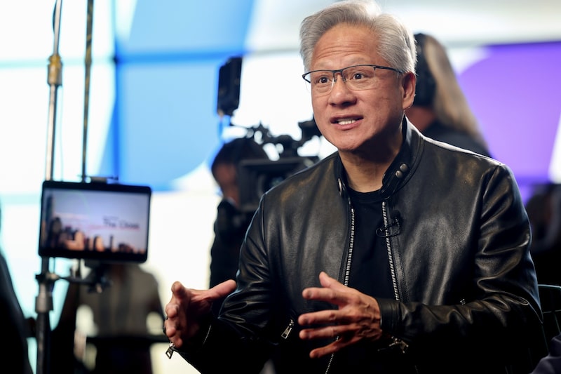 Jensen Huang en Las Vegas el 18 de mayo. Fotógrafo: Ian Maule/Bloomberg
Jensen Huang en Las Vegas el 18 de mayo. Fotógrafo: Ian Maule/Bloomberg
