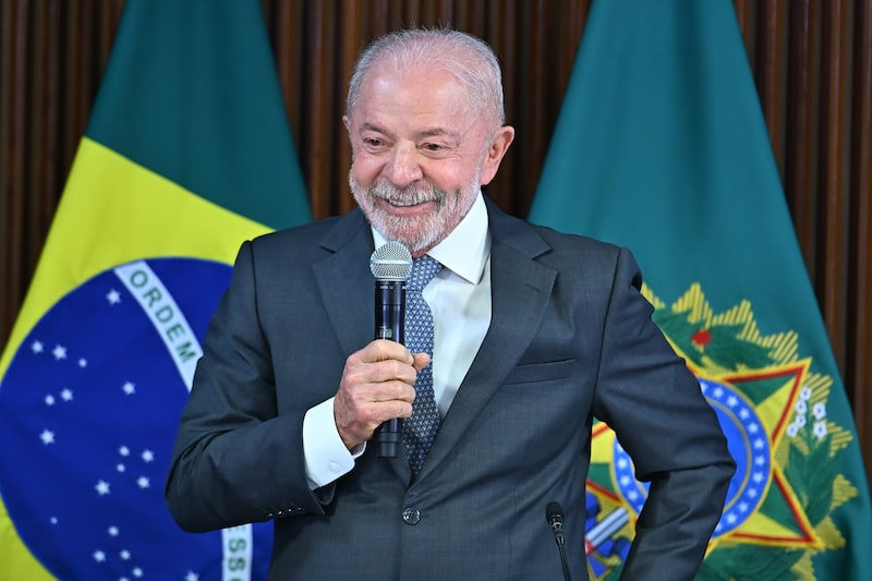 President Lula Speaks During Ministerial Meeting President Lula Speaks During Ministerial Meeting