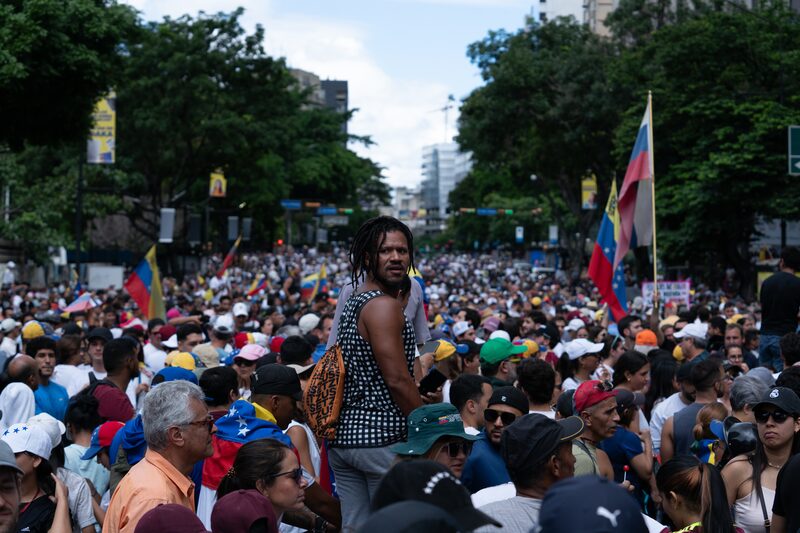 Ciudadanía continúa manifestándose en las calles de Venezuela contra reelección de Nicolás Maduro Ciudadanía continúa manifestándose en las calles de Venezuela contra reelección de Nicolás Maduro