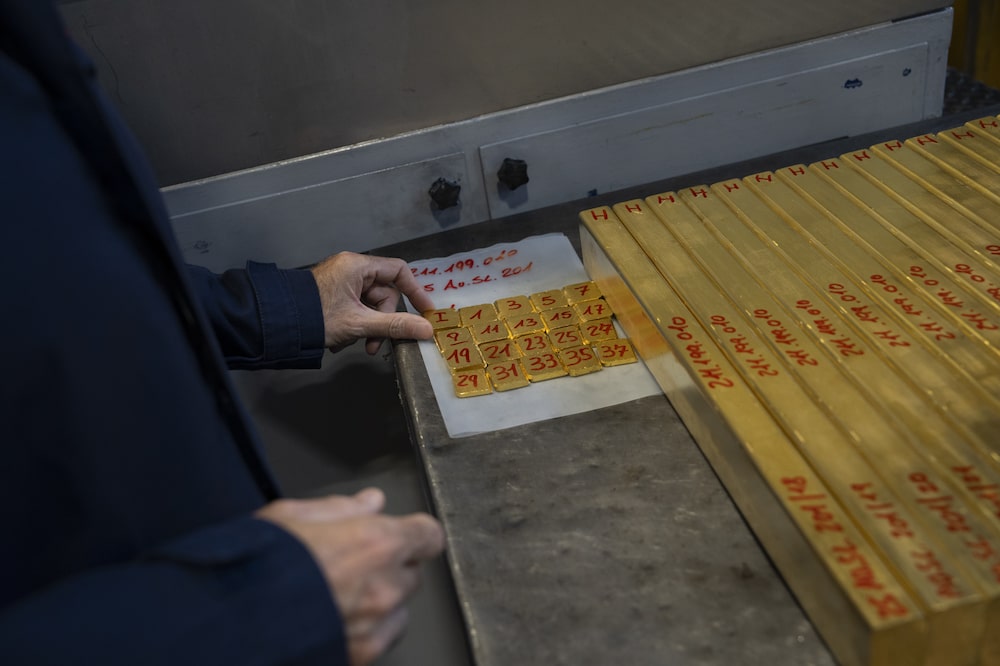 Gold Refining at the Valcambi SA facility in the Swiss town of Balerna Gold Refining at the Valcambi SA facility in the Swiss town of Balerna