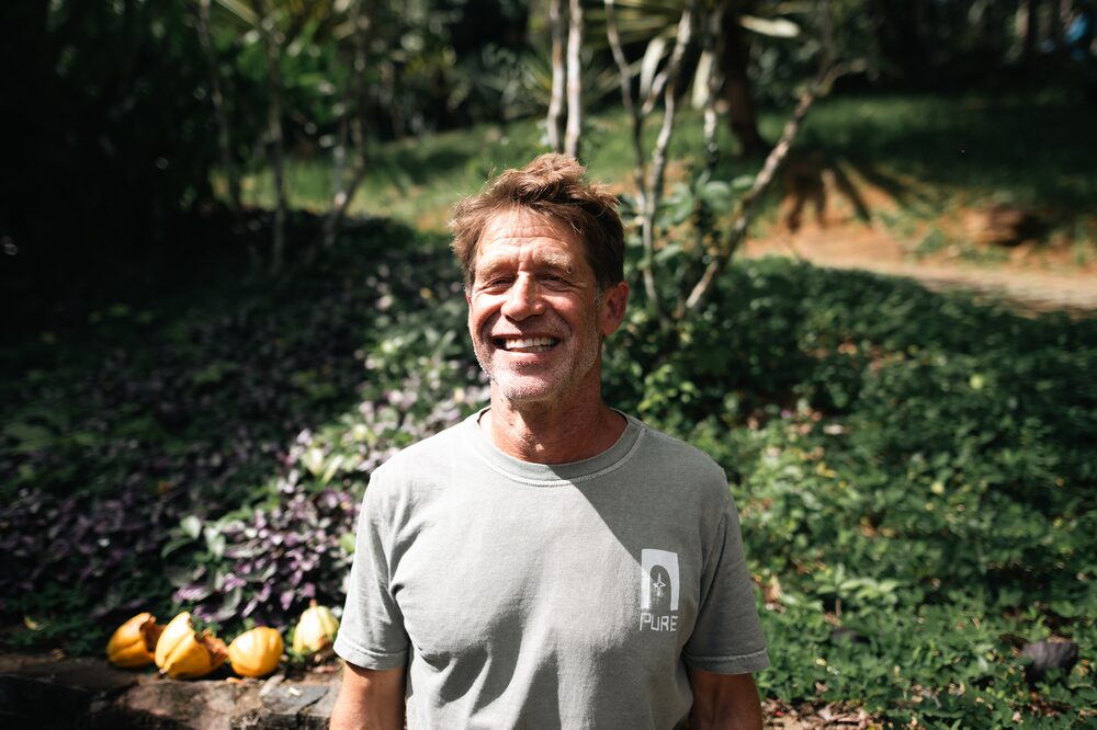 Alan Slesinger, da Fazenda Vila Rosa, em Itacaré Alan Slesinger, da Fazenda Vila Rosa, em Itacaré