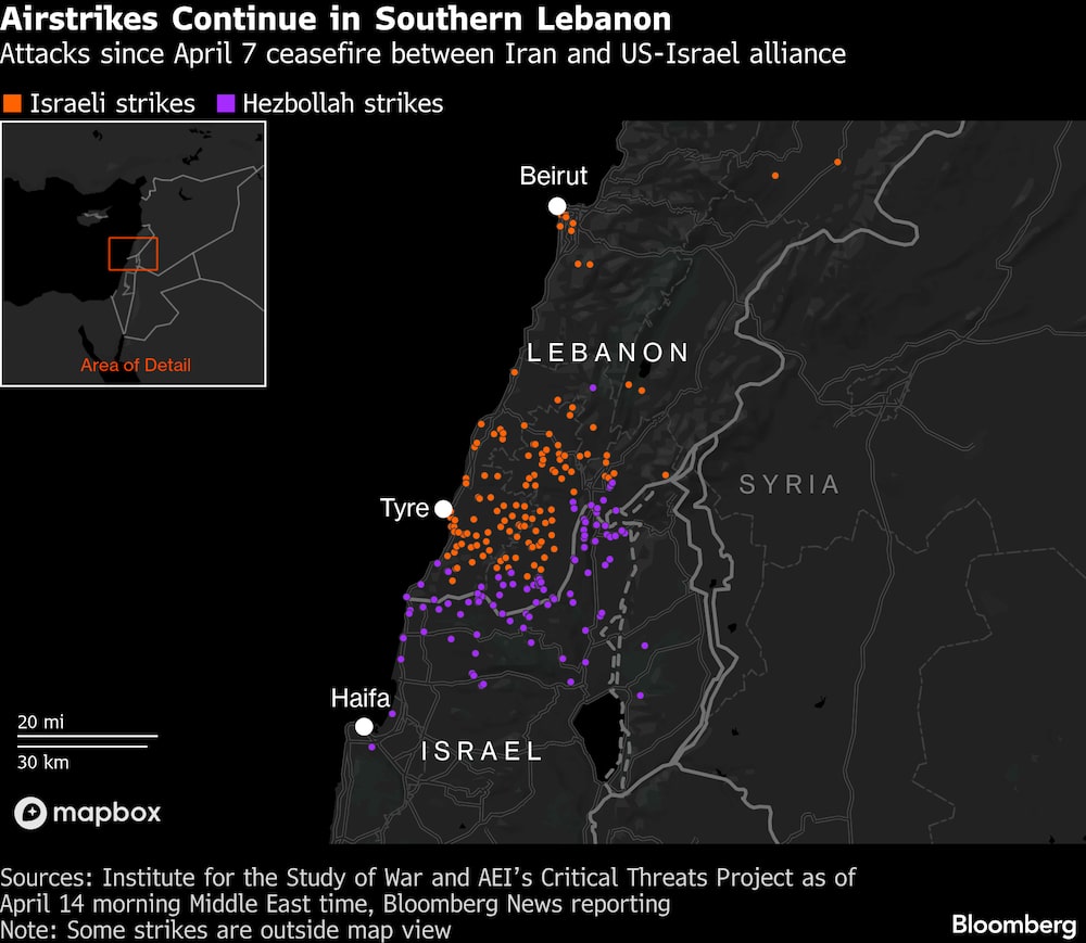 Ataques desde el alto el fuego del 7 de abril entre Irán y la alianza entre EE.UU. e Israel. Ataques desde el alto el fuego del 7 de abril entre Irán y la alianza entre EE.UU. e Israel.