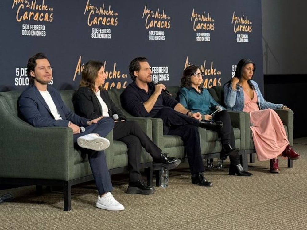 Édgar Ramírez y el elenco de una noche en Caracas Édgar Ramírez y el elenco de una noche en Caracas