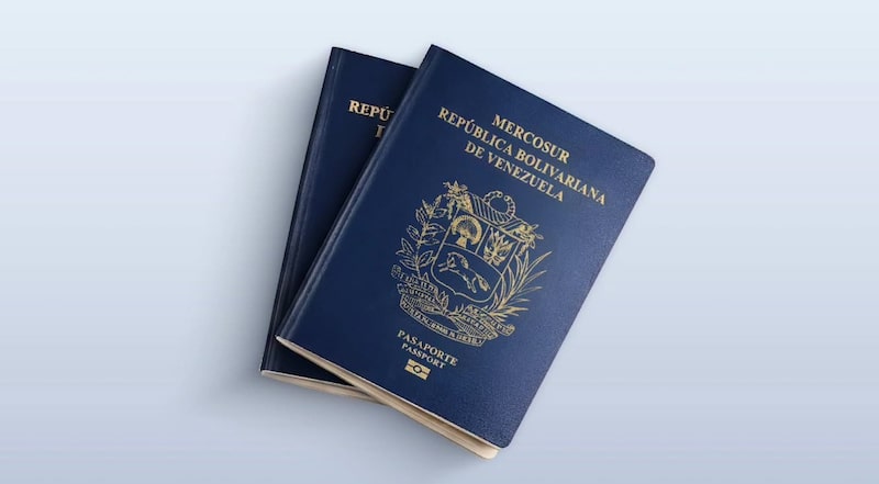 El pasaporte venezolano. El pasaporte venezolano.